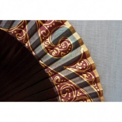 Tango braun blau Detail