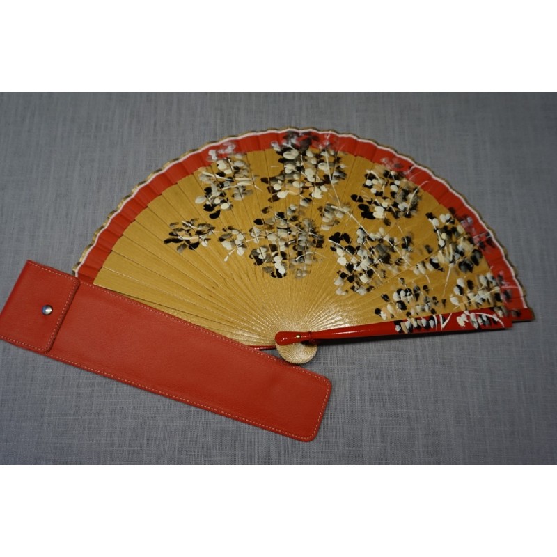 Hannah beige/rot mit Etui