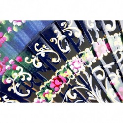 Antonia hellblau/dunkelblau Detail