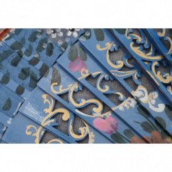 Otilie h-blau/d-blau Detail